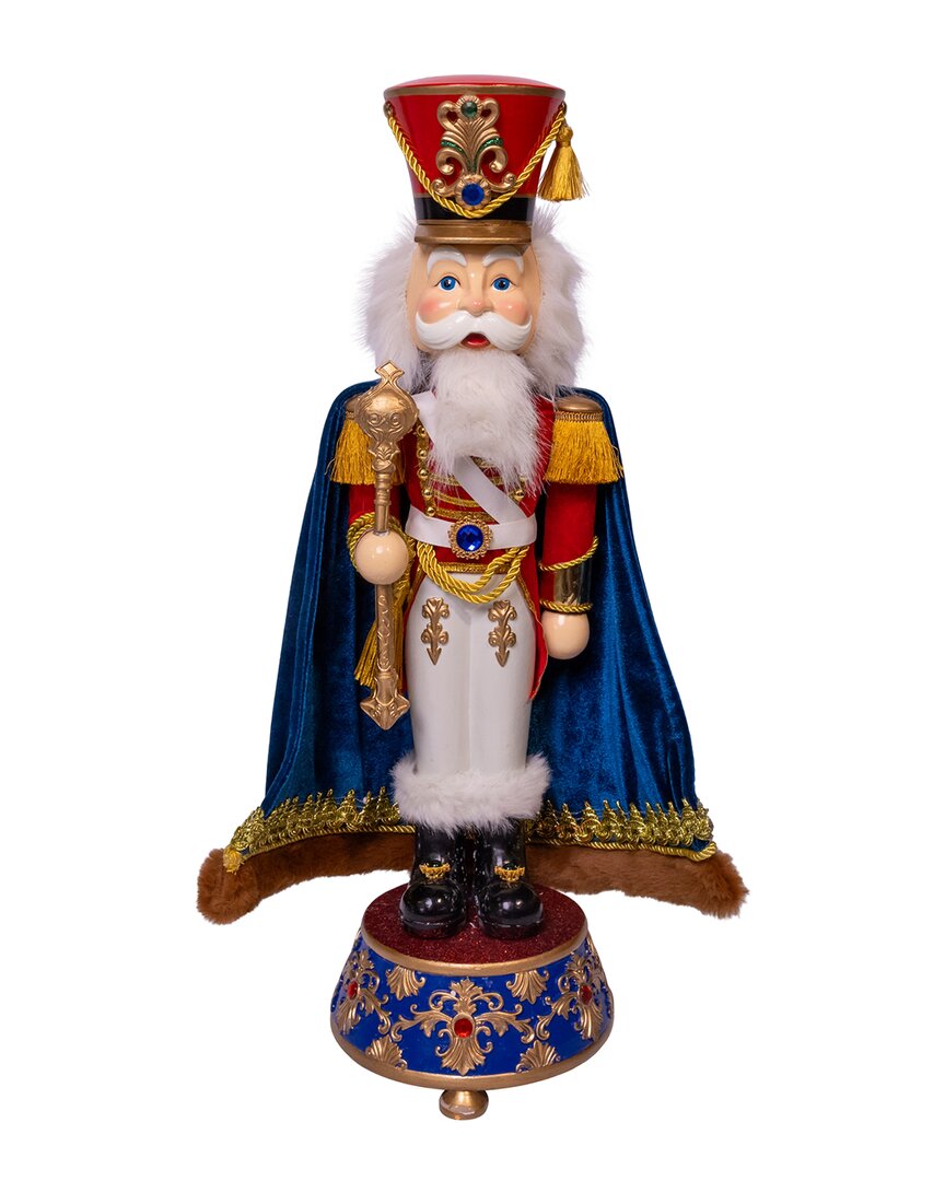 Kurt Adler 21in Musical Blue & Red Soldier Nutcracker In Multi