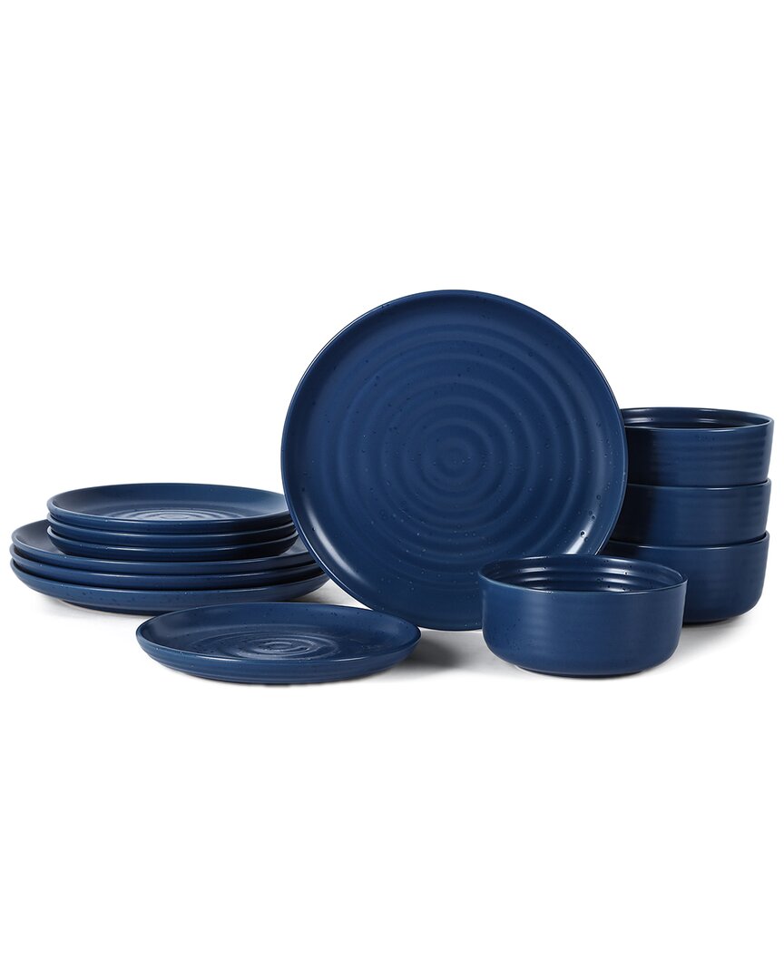 Earth & Clay Ion 12-piece Dinnerware Set Stoneware