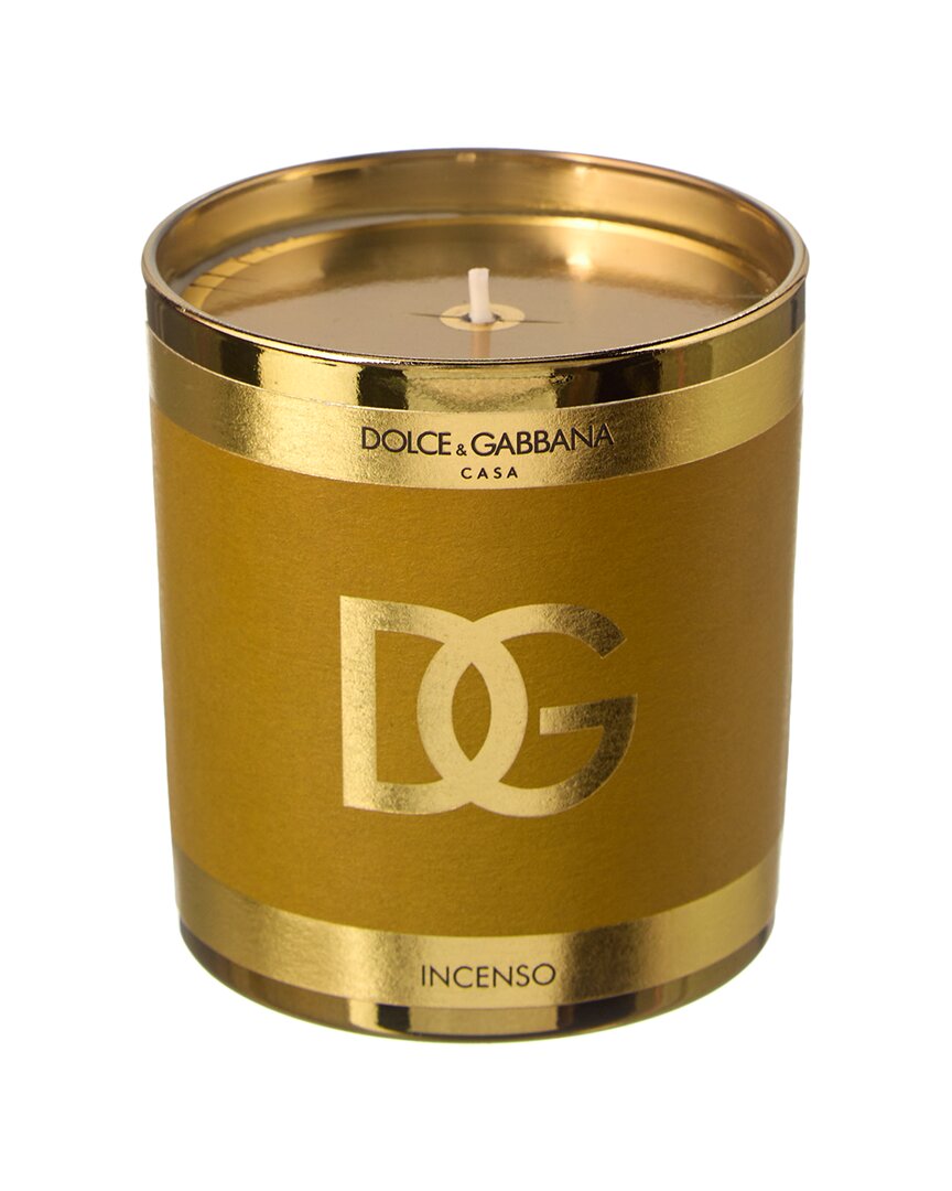 Shop Dolce & Gabbana Scented Candle - Incense In Gold