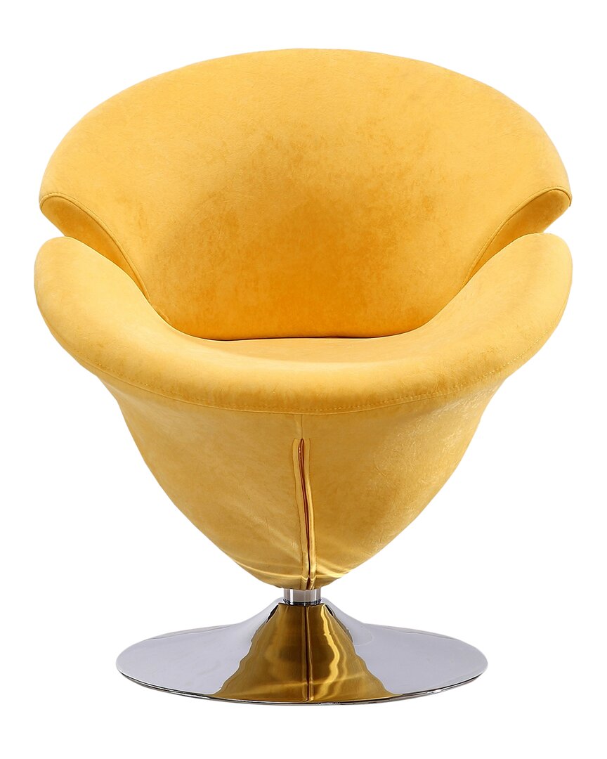 Manhattan Comfort Tulip Swivel Accent Chair