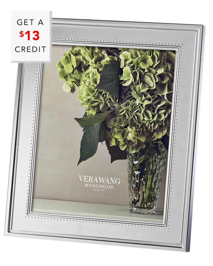 Wedgwood Vera Wang For  Grosgrain 8x10in Frame With $13 Credit