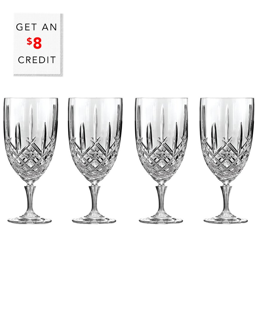 Waterford Markham Crystal Wine Glass Set Of Four
