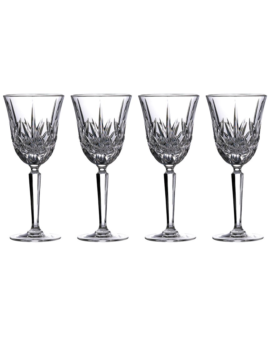 Waterford Set Of 4 Maxwell White Wine Glasses
