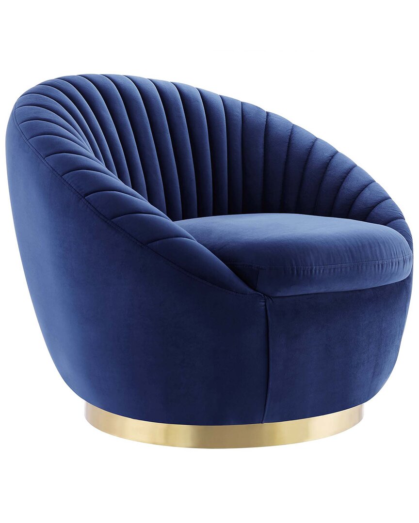 Modway Whirr Tufted Performance Velvet Swivel Chair