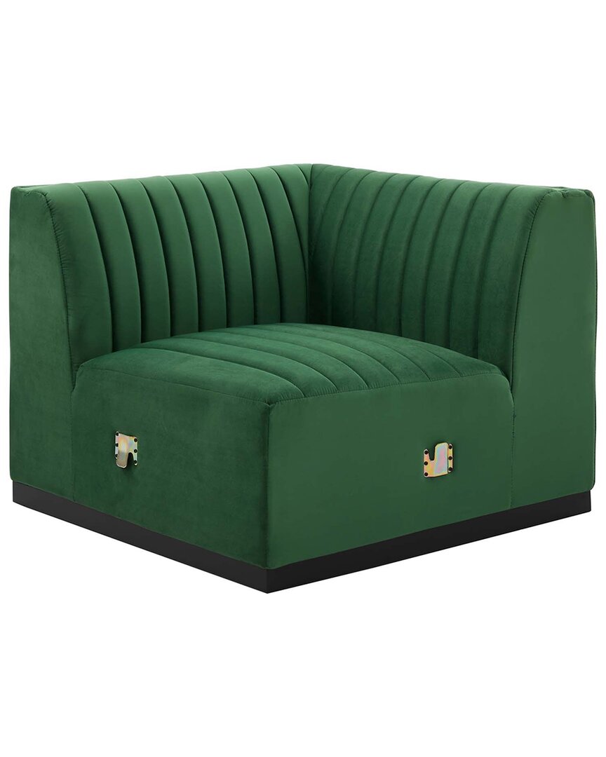 Modway Conjure Channel Tufted Performance Velvet Right Corner Chair