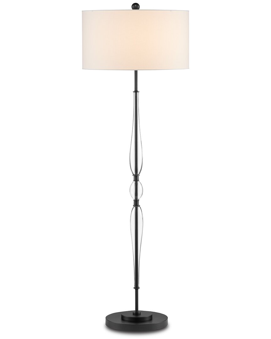 Currey & Company Orbit Black Floor Lamp