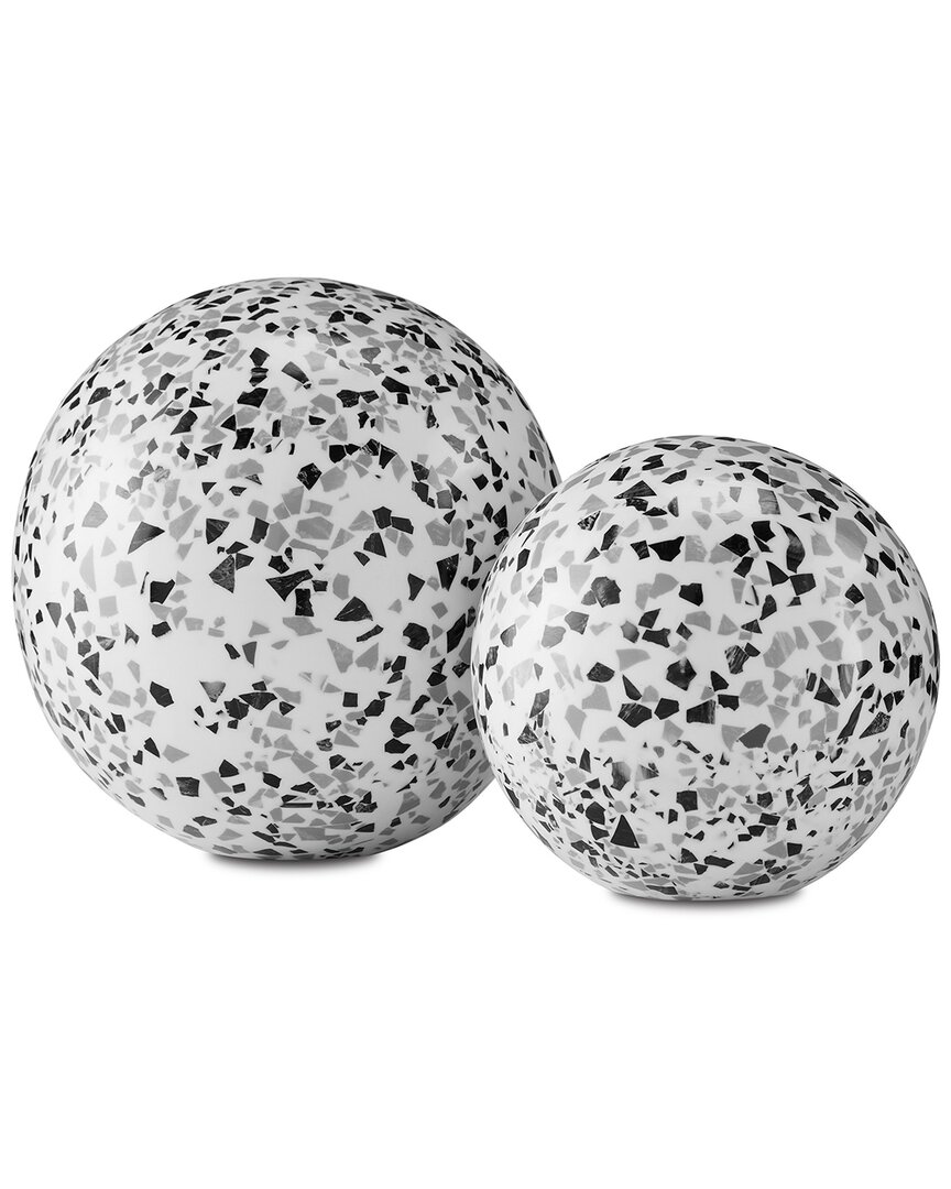 CURREY & COMPANY CURREY & COMPANY SET OF 2 ROSS SPECKLE SPHERE