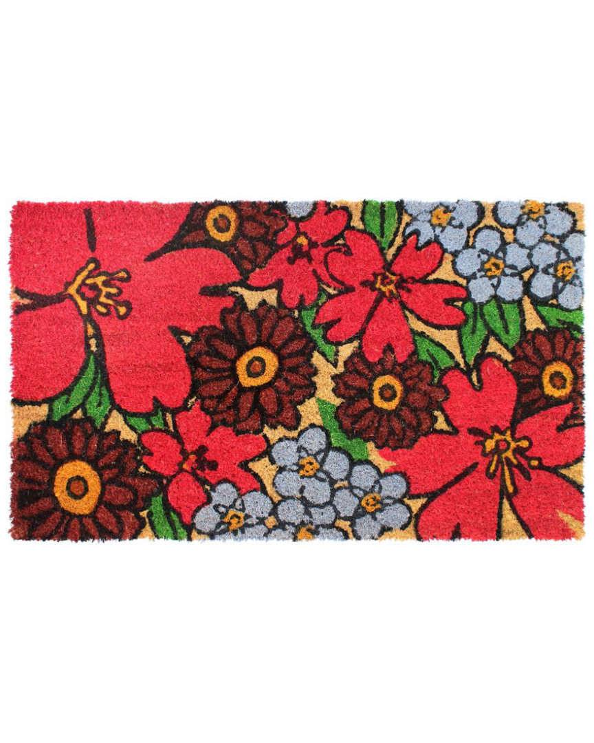 Master Weave Hibiscus Coir Doormat