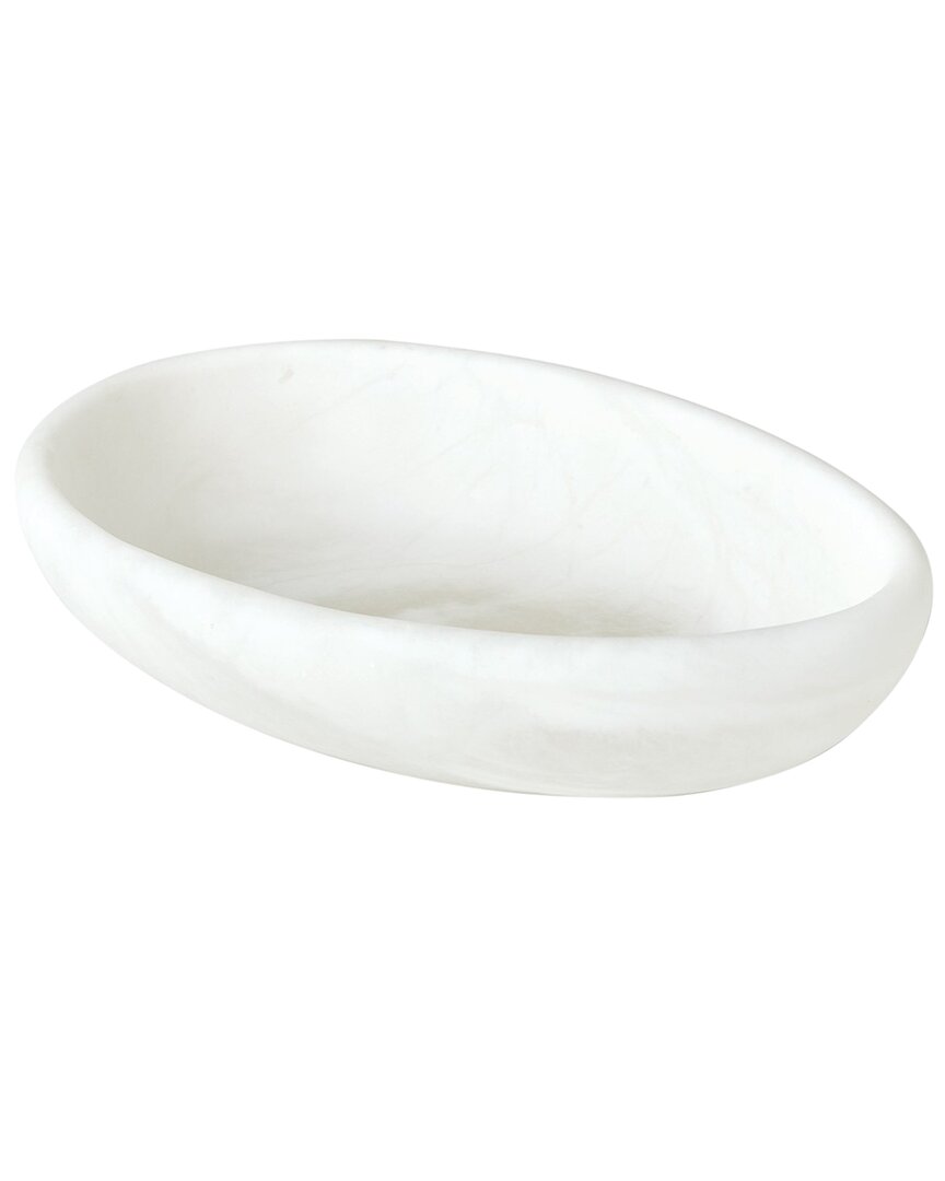 Global Views Oblique Bowl In White