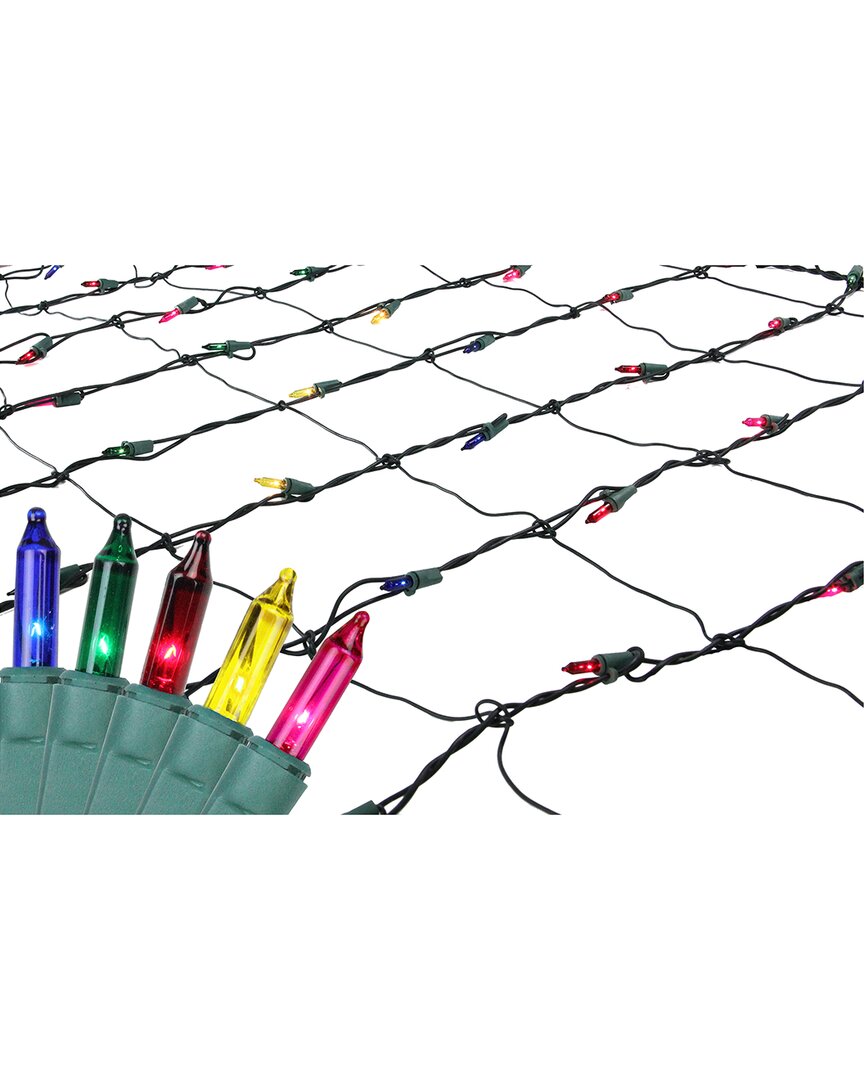 Northlight Mini Incandescent Net Style Christmas Lights In Multicolor