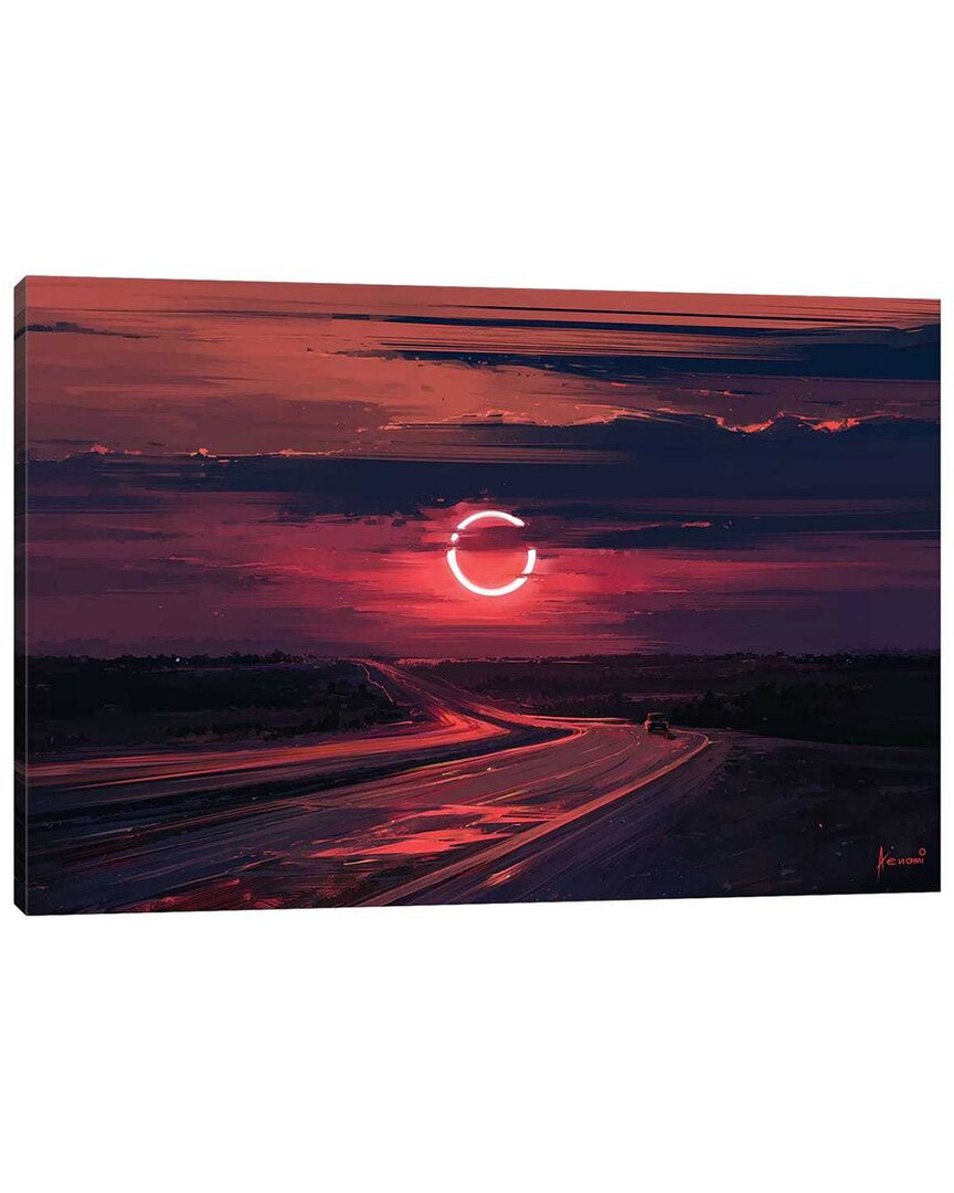 Icanvas Solar Eclipse Canvas Wall Art