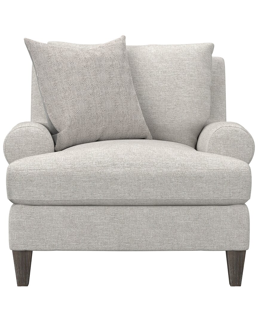 Bernhardt Gray Isabella Chair In White