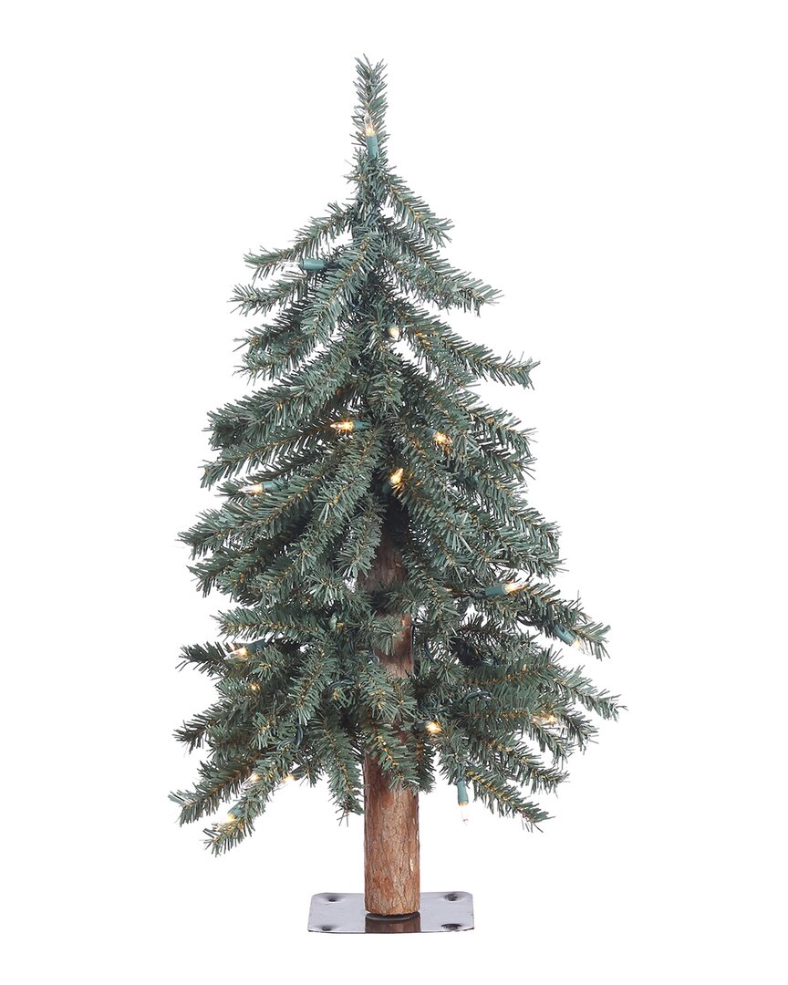 Vickerman 2ft Natural Bark Alpine Artificial Christmas Tree