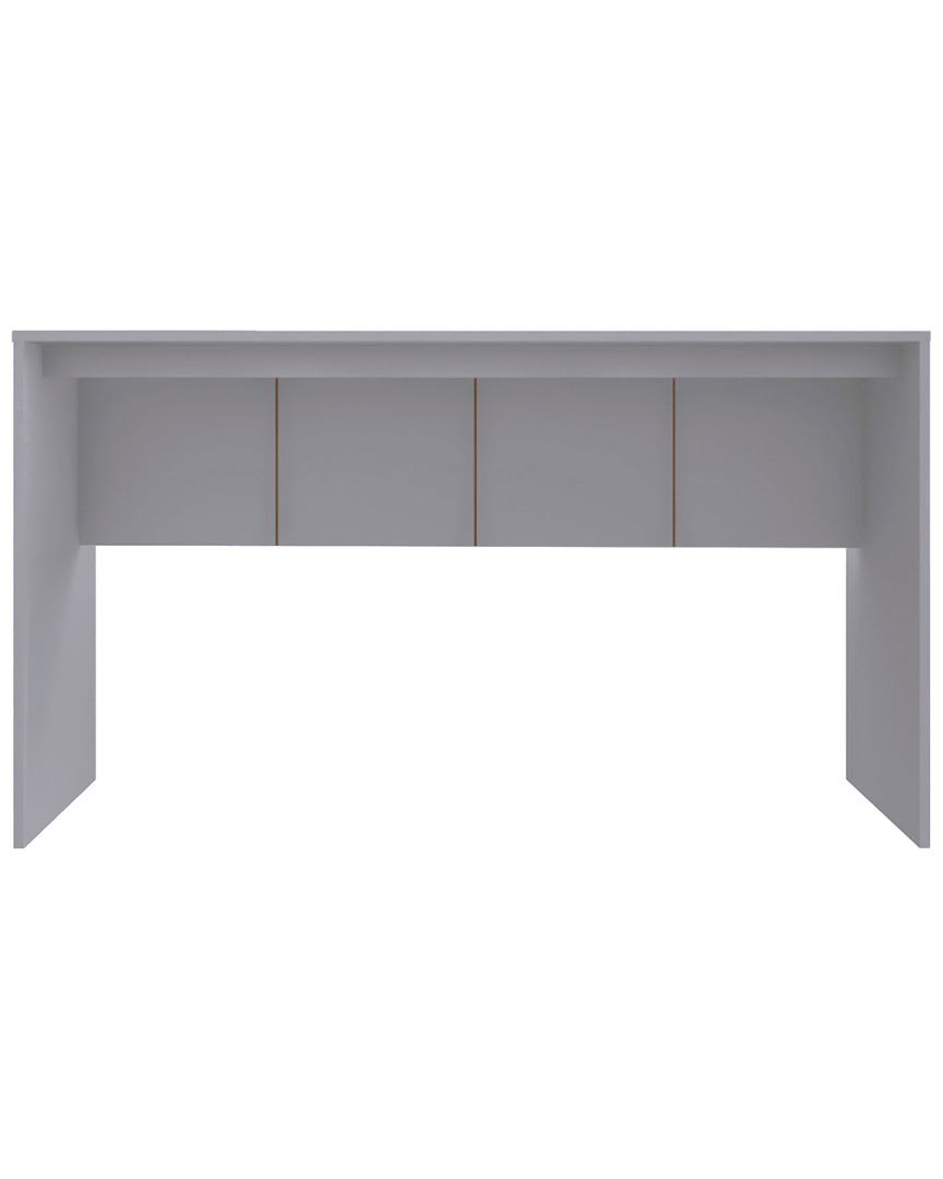 Manhattan Comfort Discontinued  Cornelia 53.10 Desk In Grey