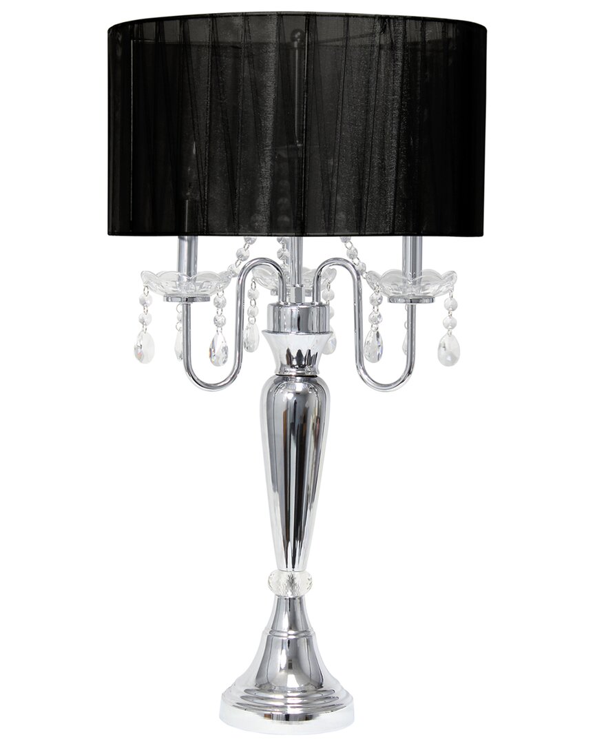 LALIA HOME LALIA HOME 31IN CASCADING CRYSTAL TABLE LAMP 