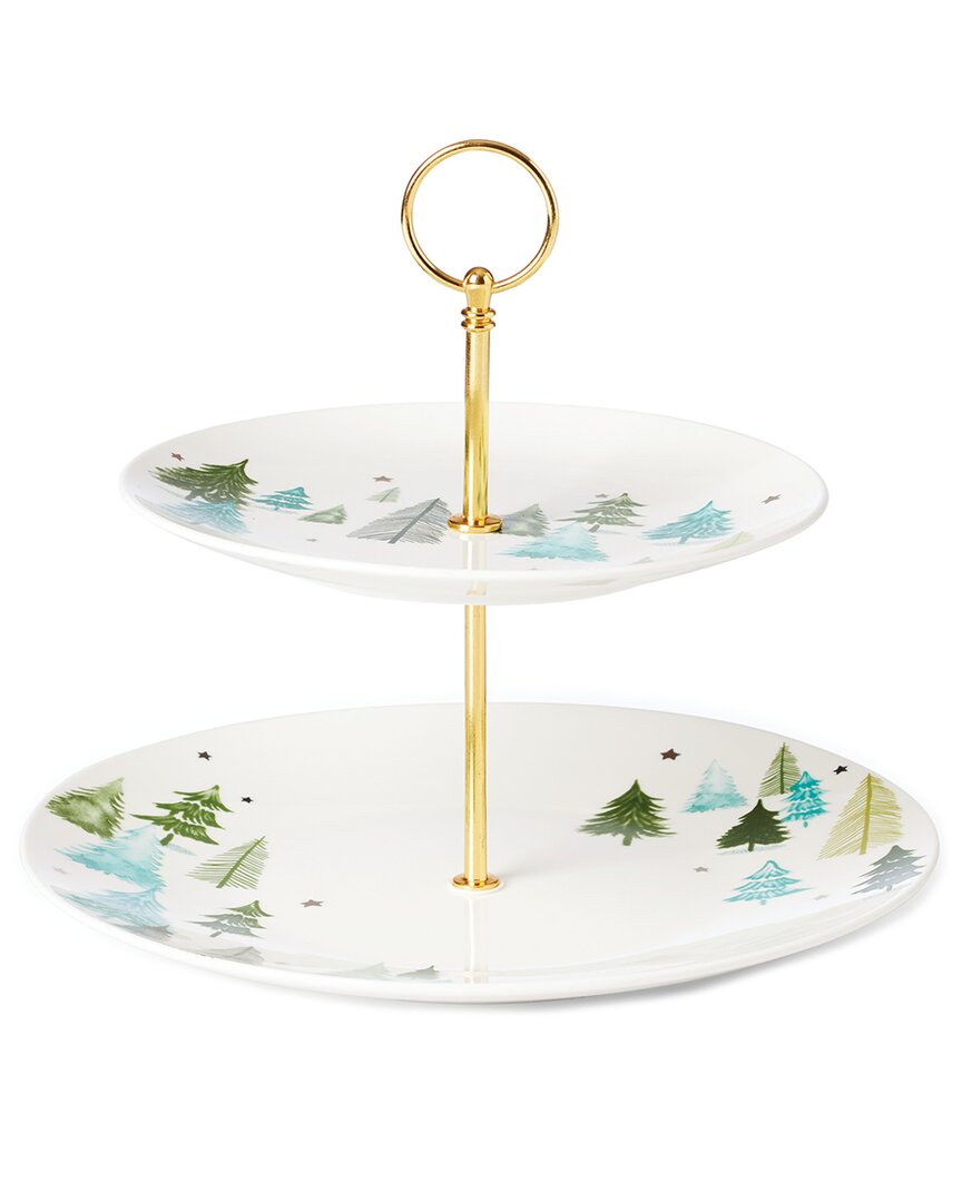 Lenox Balsam Lane Two-tier Server In Green