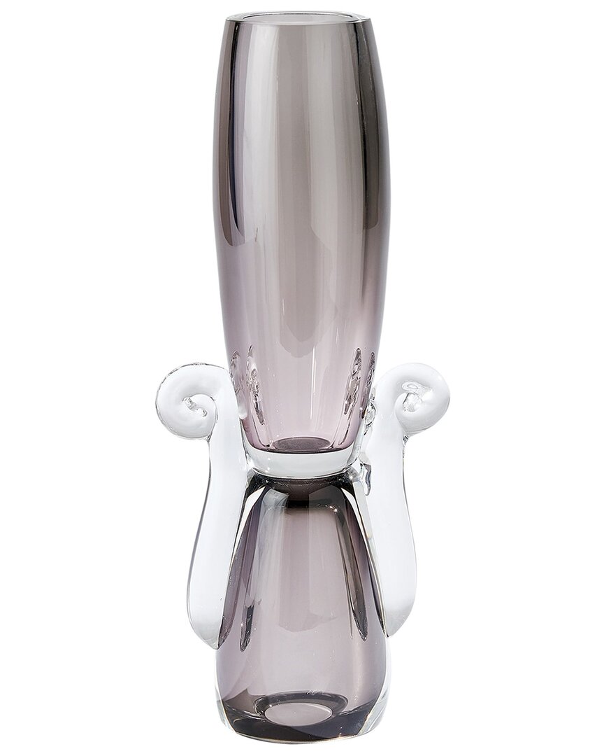 Global Views Lydia Vase In Grey