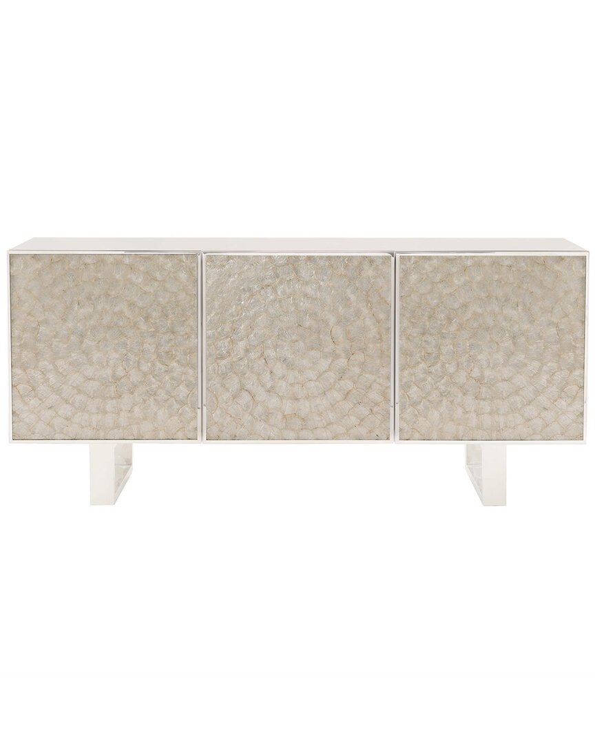 Bernhardt Interiors Helios Entertainment Console In White