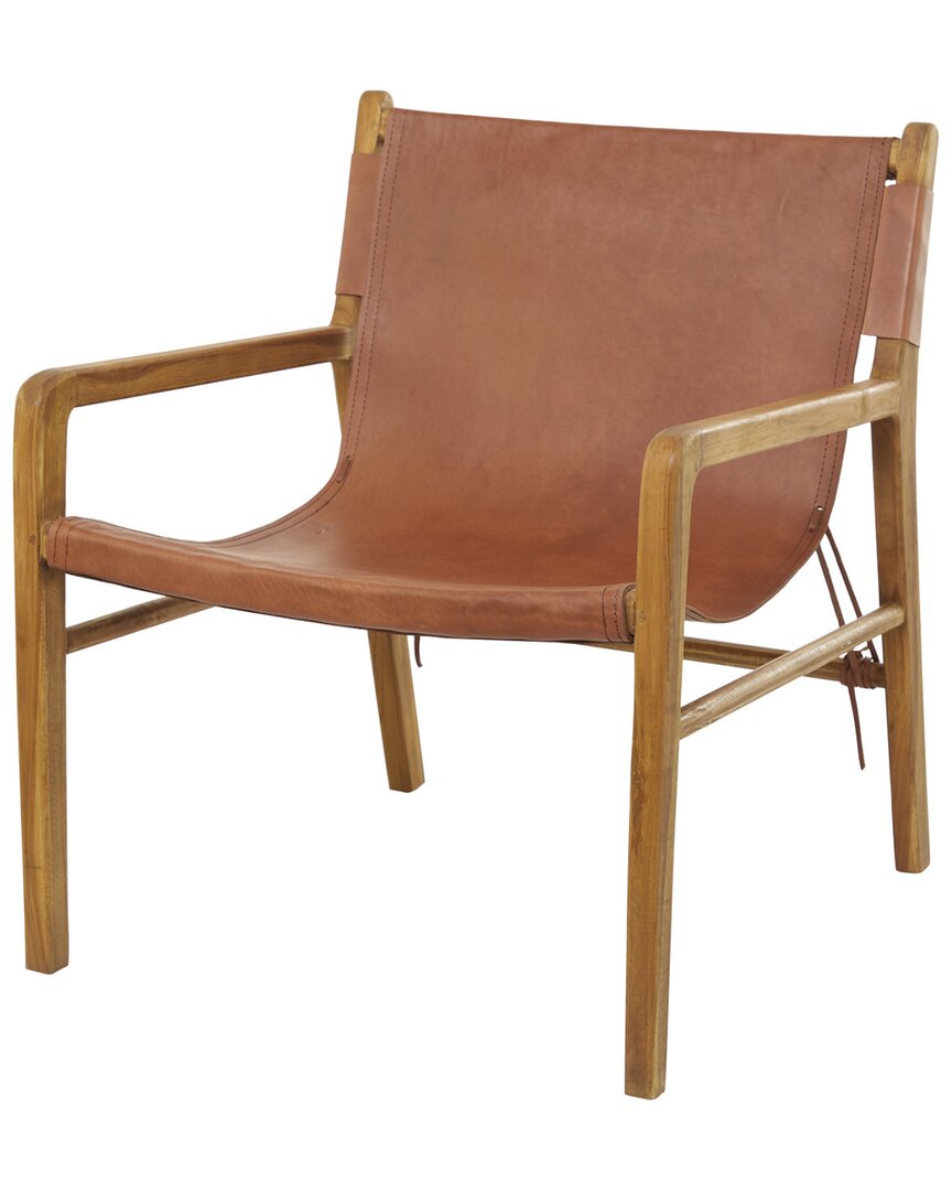 Peyton Lane Brown Modern Accent Chair