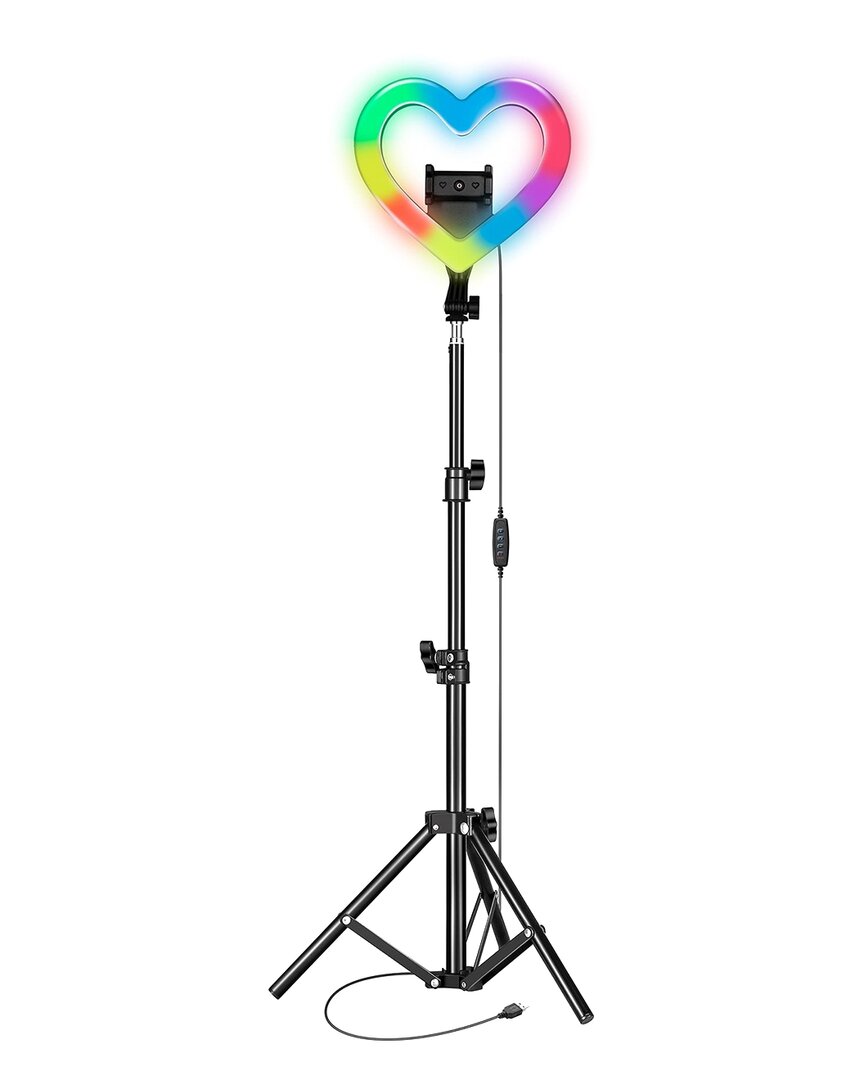 Supersonic Pro 1 Live Stream 10in Heart Ring Light In Black
