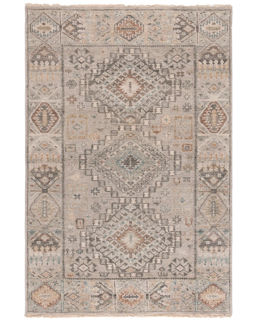 Safavieh Samarkand Hand Knotted Wool Rug In Grey