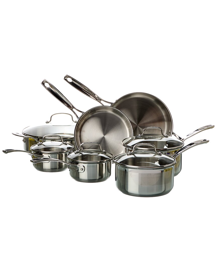 CUISINART CUISINART BRUSHED STAINLESS STEEL 14PC COOKWARE SET