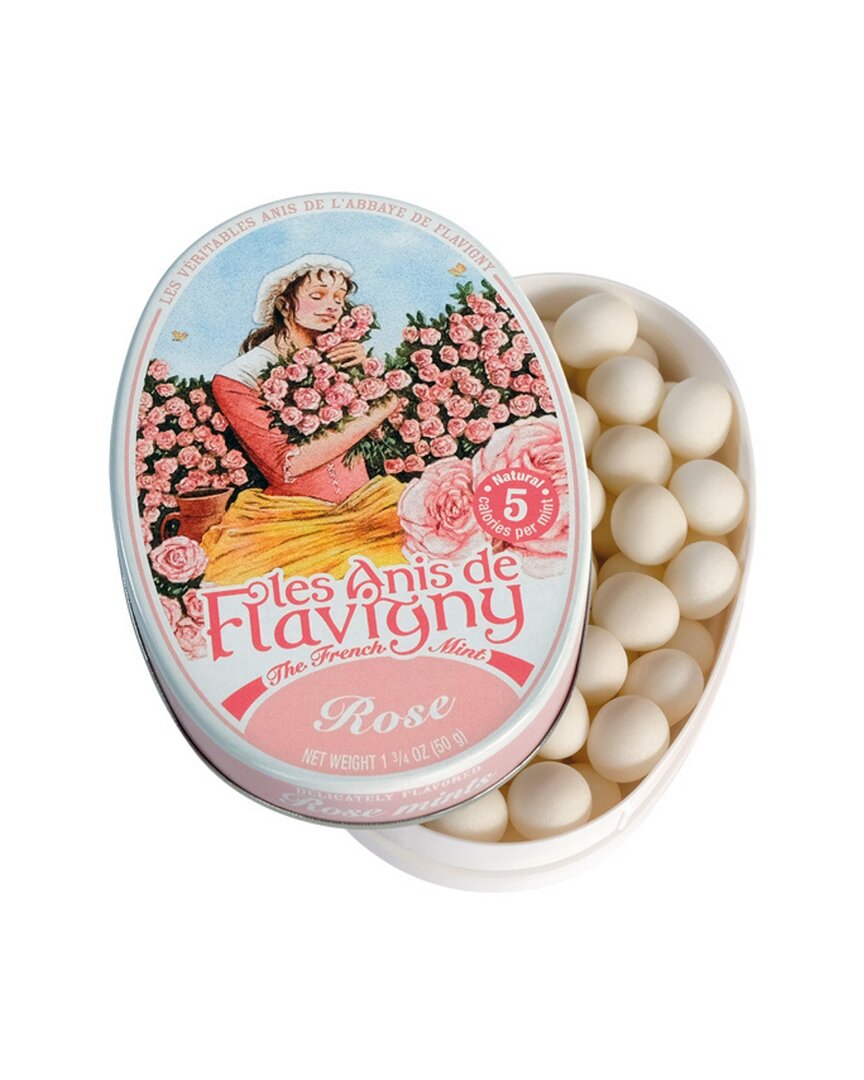 Les Anis De Flavigny Oval Tin Rose Pack Of 6