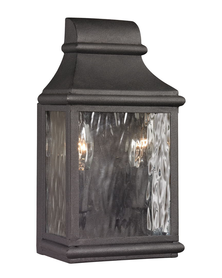 Artistic Home & Lighting 2-light Forged Jefferson Outdoor Sconce