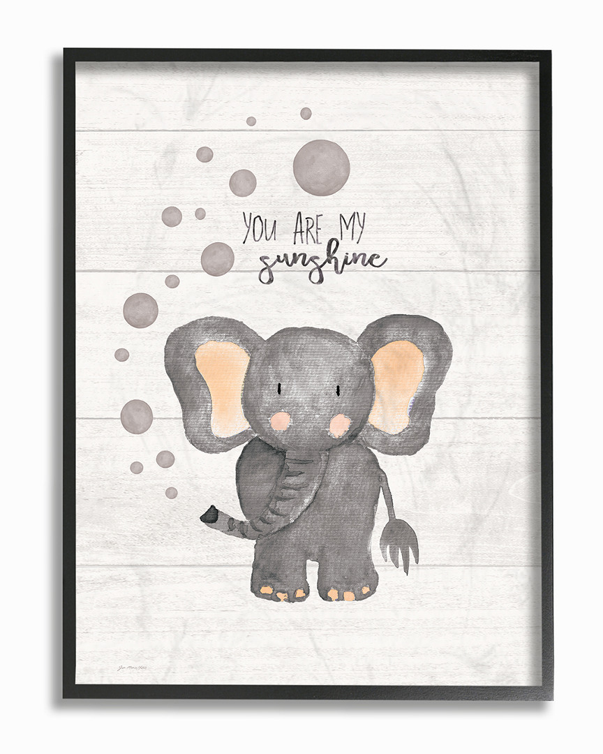 Stupell You Are My Sunshine Elephant By Jo Moulton Framed Art