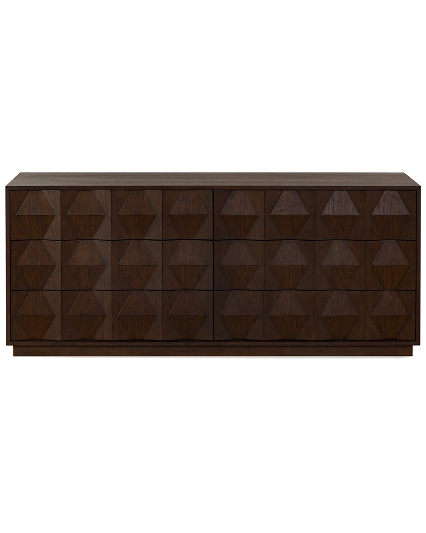 Safavieh Couture Riabelle Wood 6 Drawer Dresser In Brown