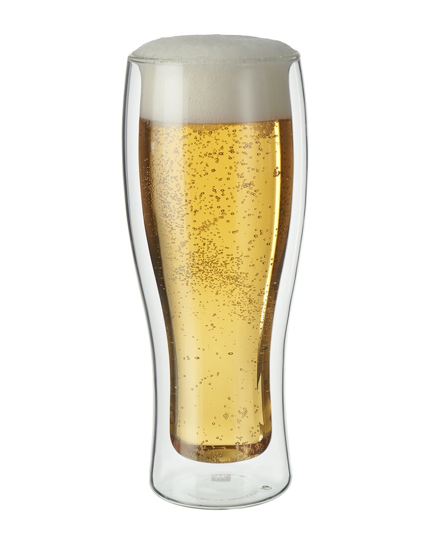 Zwilling J.a. Henckels Sorrento Set Of 2 Doublewall Beer Glasses