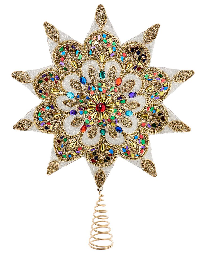 Kurt Adler Tree Topper In Gold