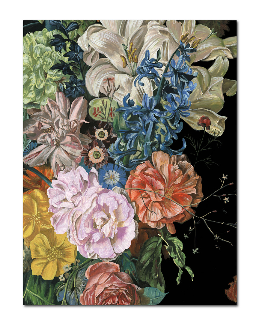 Courtside Market Wall Decor Baroque Floral I Gallery Wrapped Canvas Wall Art