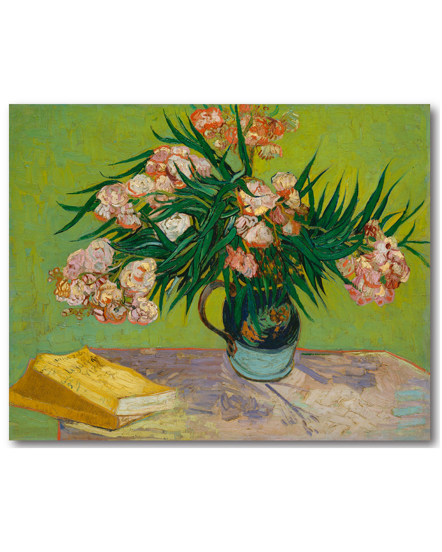 Courtside Market Wall Decor Van Gogh Oleanders Gallery Wrapped Canvas Wall Art