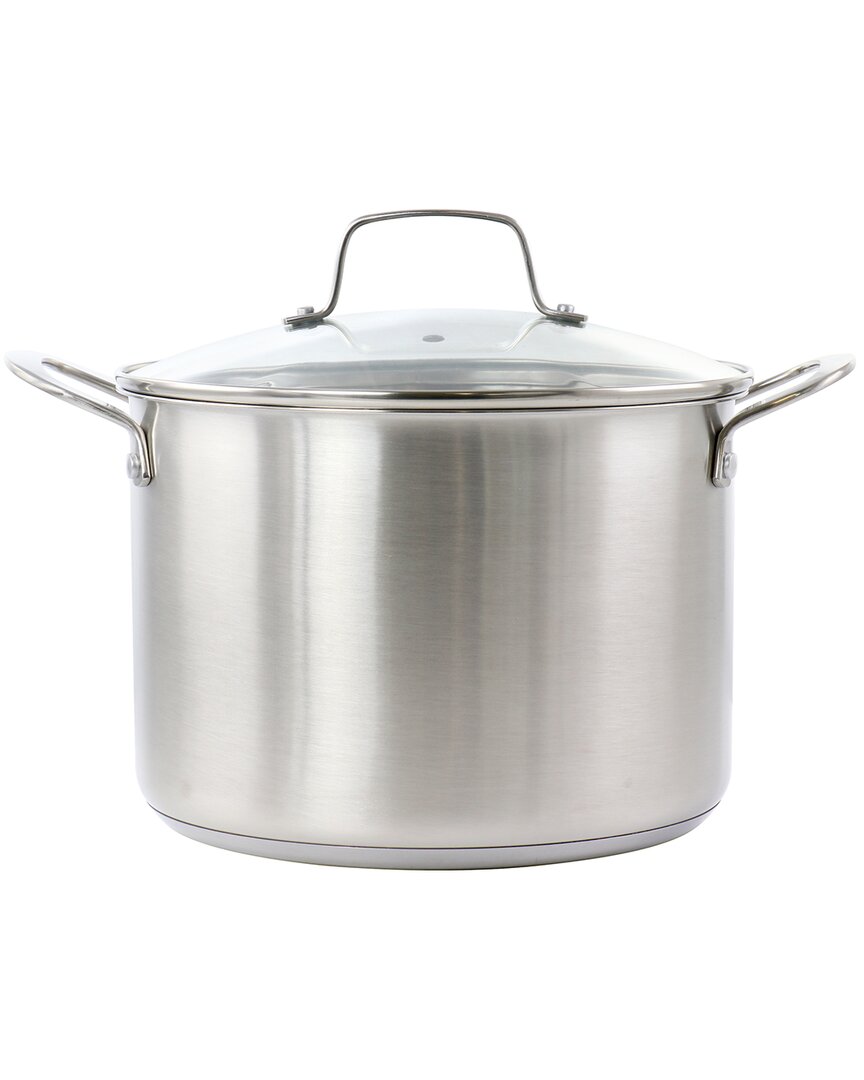 Martha Stewart Everyday Midvale 5qt Stainless Steel Dutch Oven With Lid
