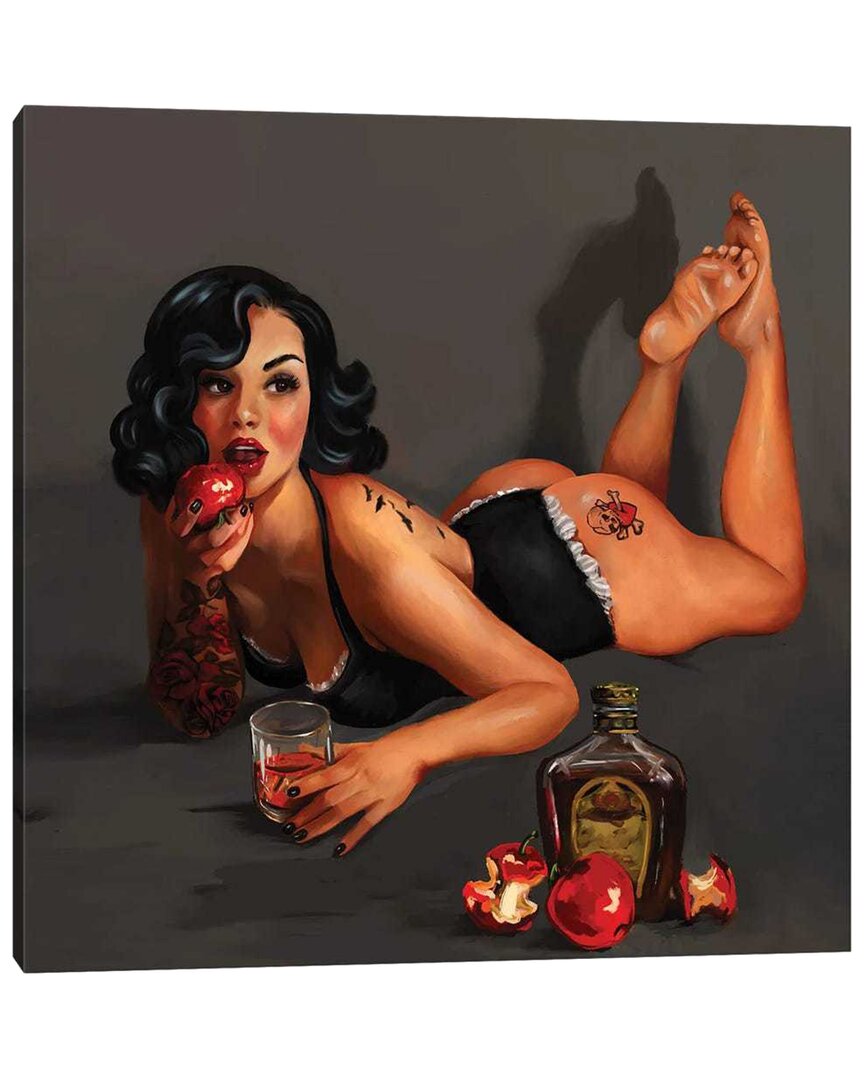 Shop Icanvas Poison Apple Pin Up By The Whiskey Ginger Wall Art
