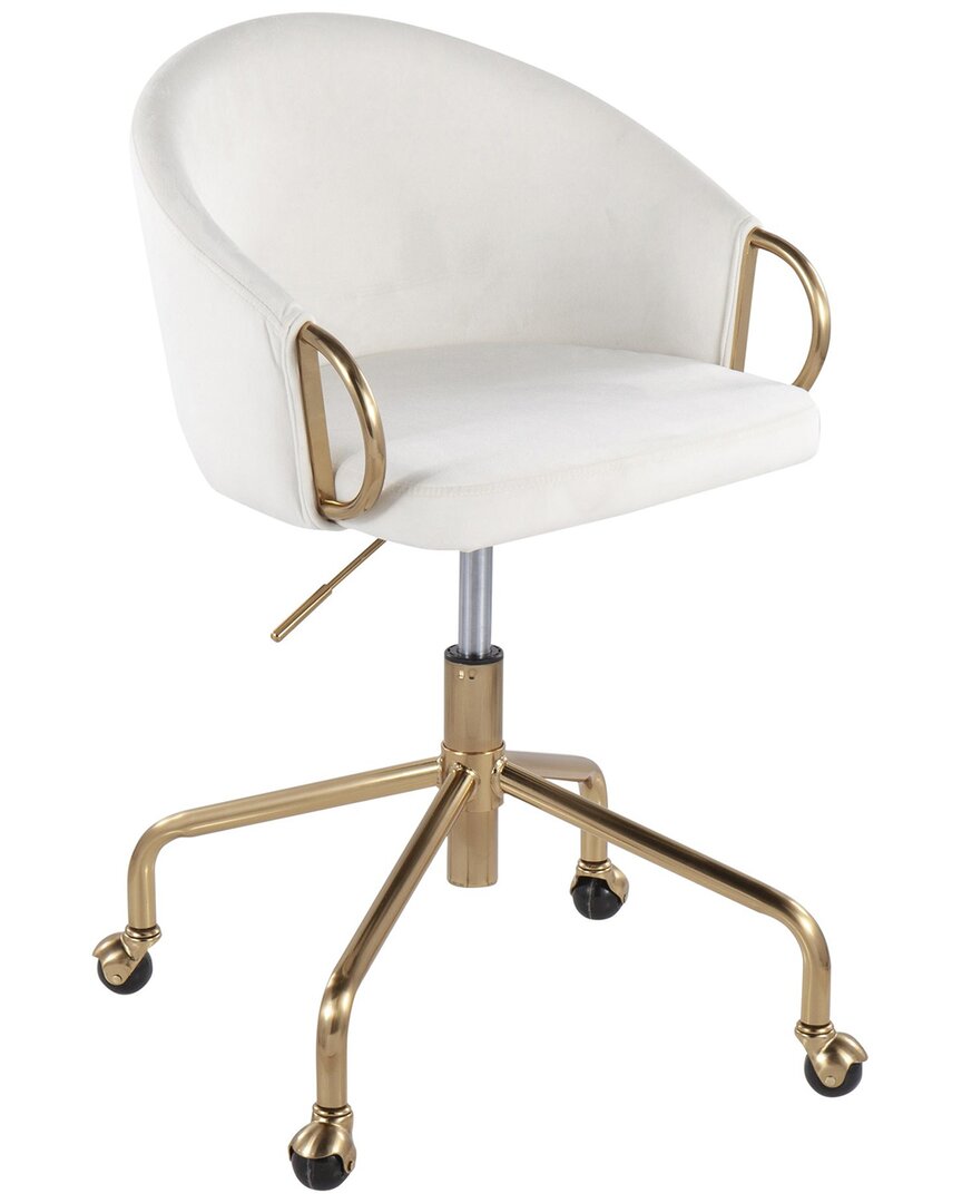 Lumisource Claire Task Chair In Gold