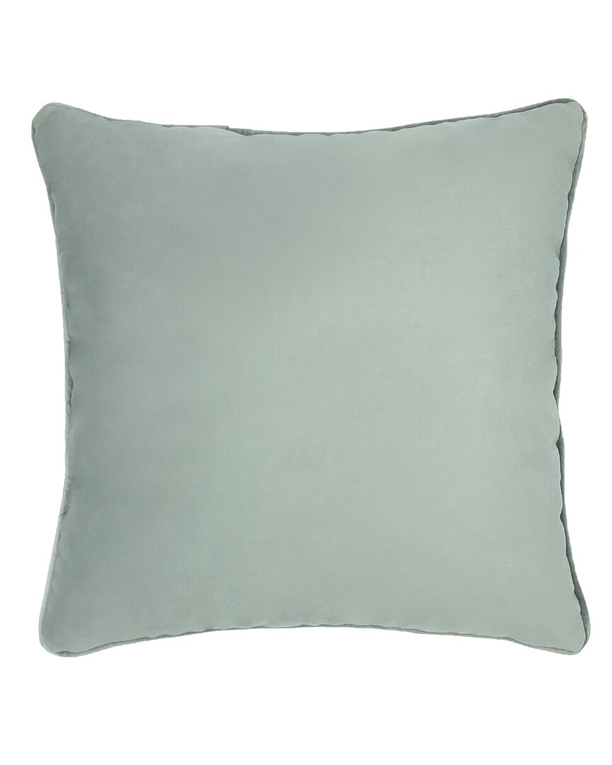 Shop Habitat Seren Velvet Decorative Pillow In Silver