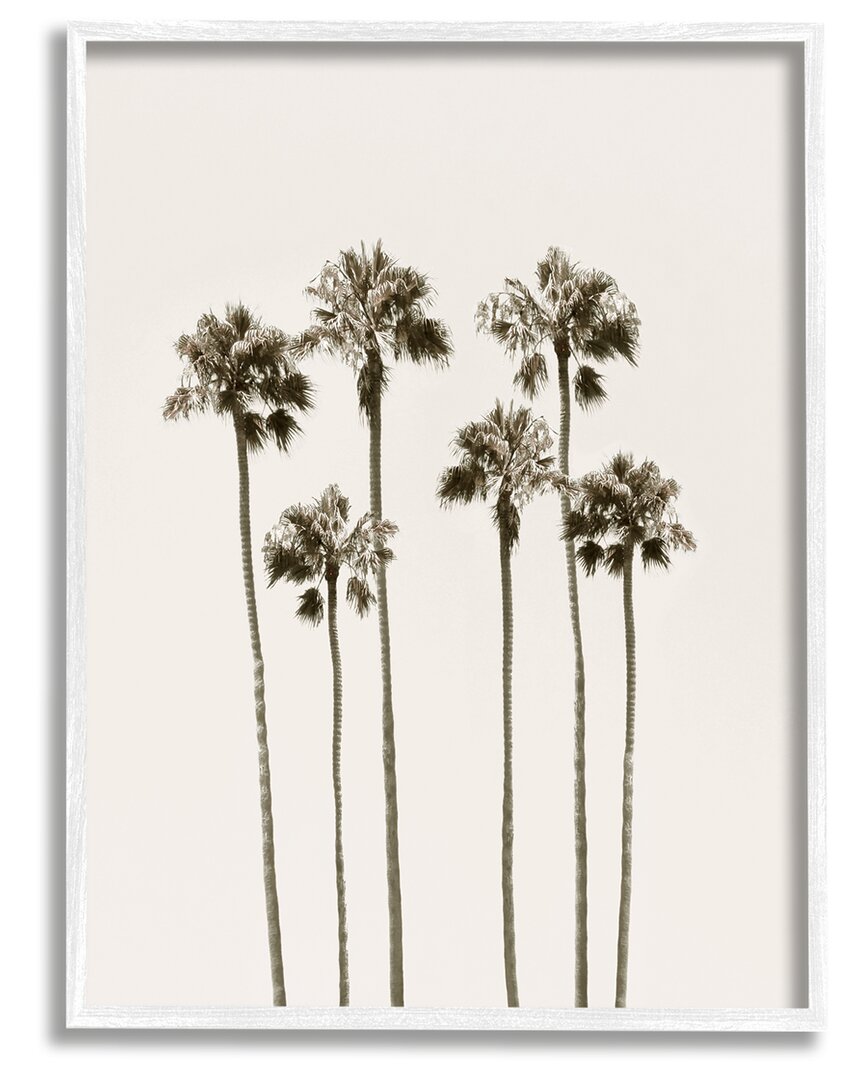 Stupell Tall Palm Trees Looming Framed Giclee Wall Art By Natalie Carpentieri
