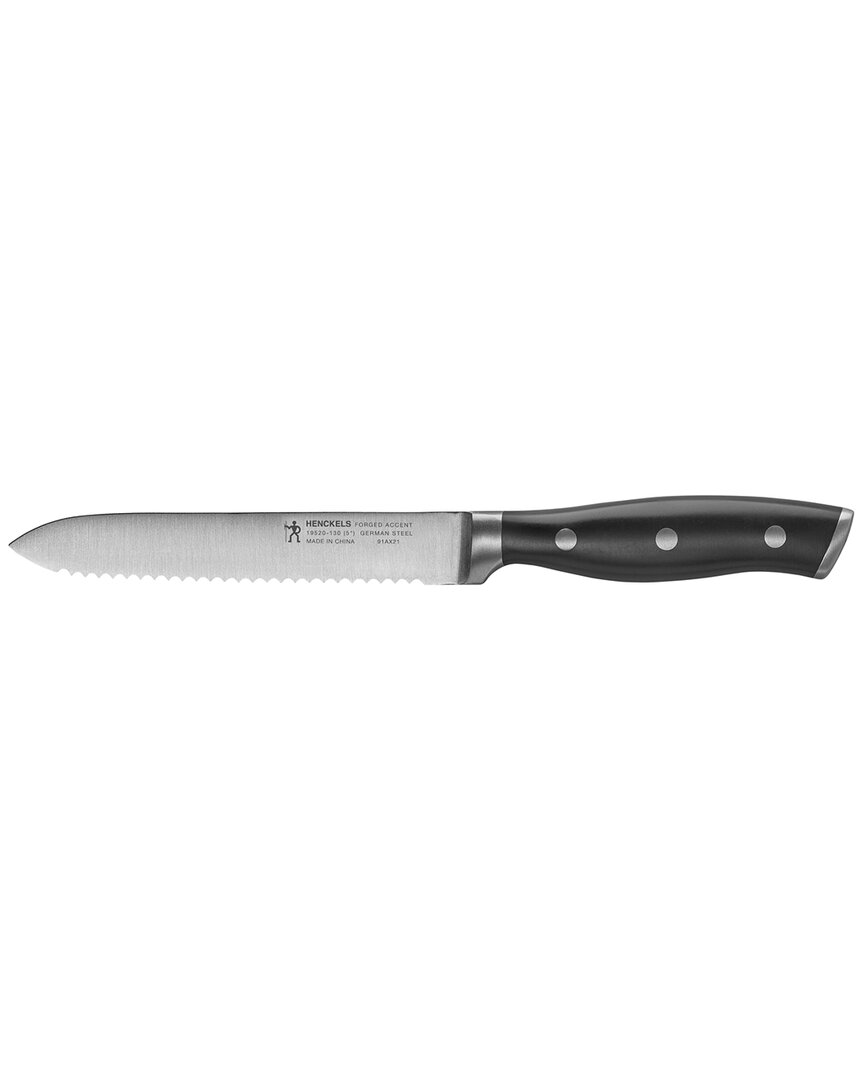 Zwilling J.a. Henckels Forged Accent 5in Serrated Utility Knife