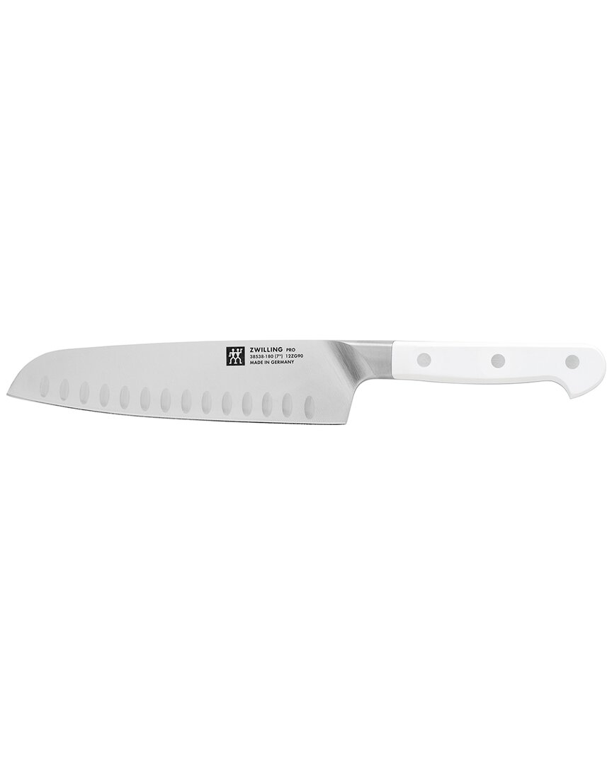 Zwilling J.a. Henckels Pro Le Blanc 7in Slim Hollow Edge Santoku Knife