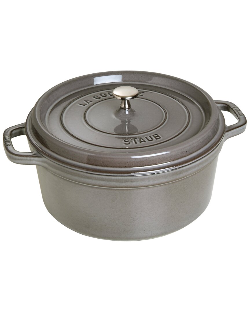 Staub Enameled Cast Iron 4qt Round Cocotte