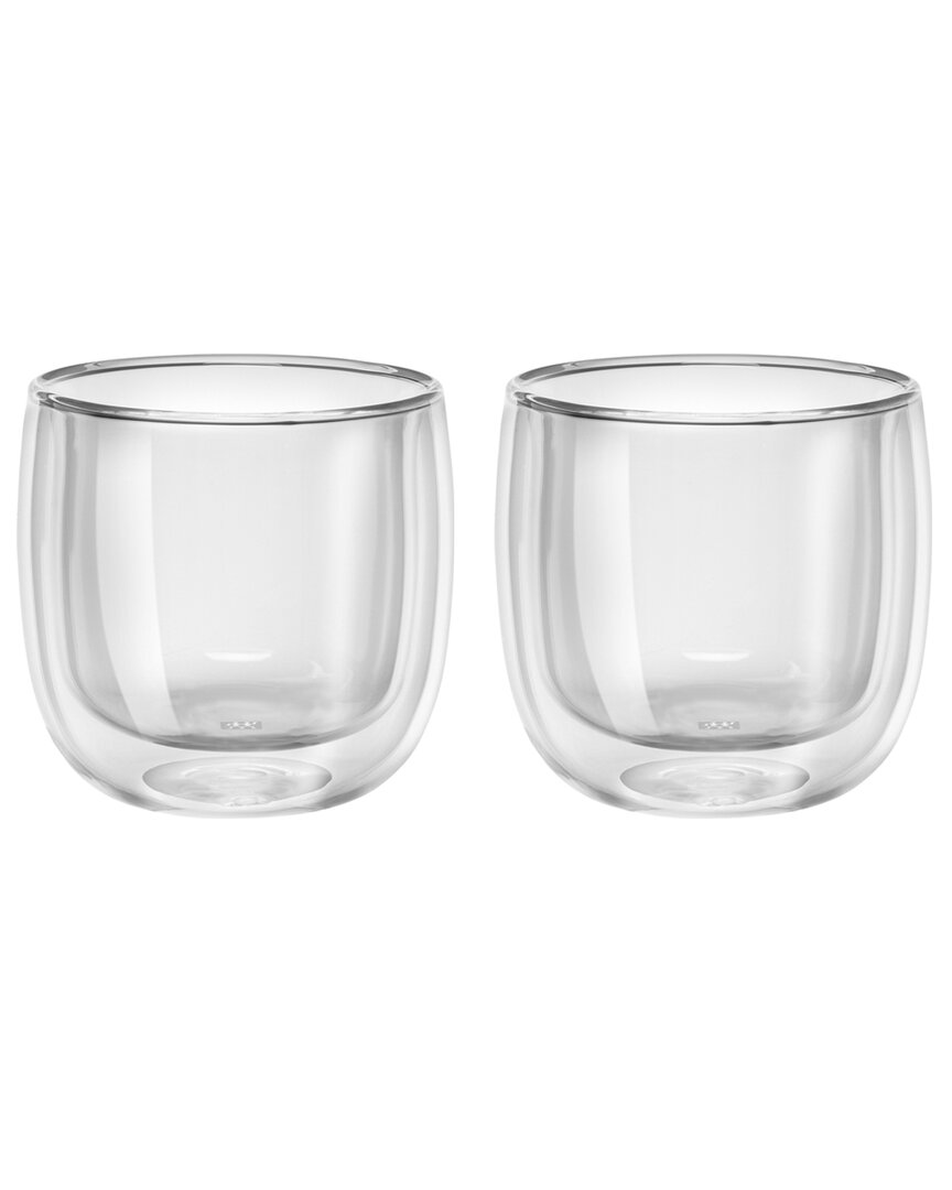 Zwilling J.a. Henckels Sorrento Set Of 2 Doublewall Coffee Glasses