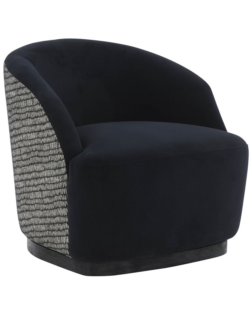Tov Furniture Reese Velvet Swivel Chair
