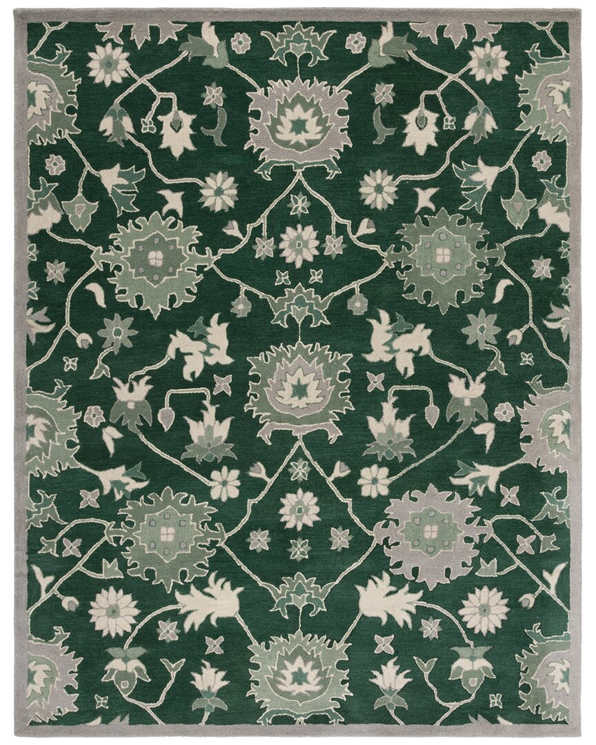 Ralph Lauren Lauren Hand Tufted Wool-blend Rug In Green