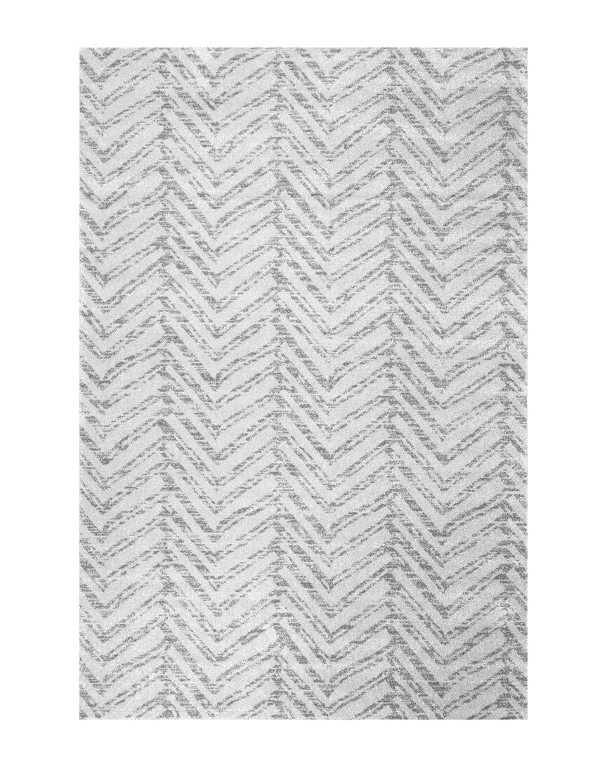 Shop Nuloom Geometric Rosanne Rug In Gray