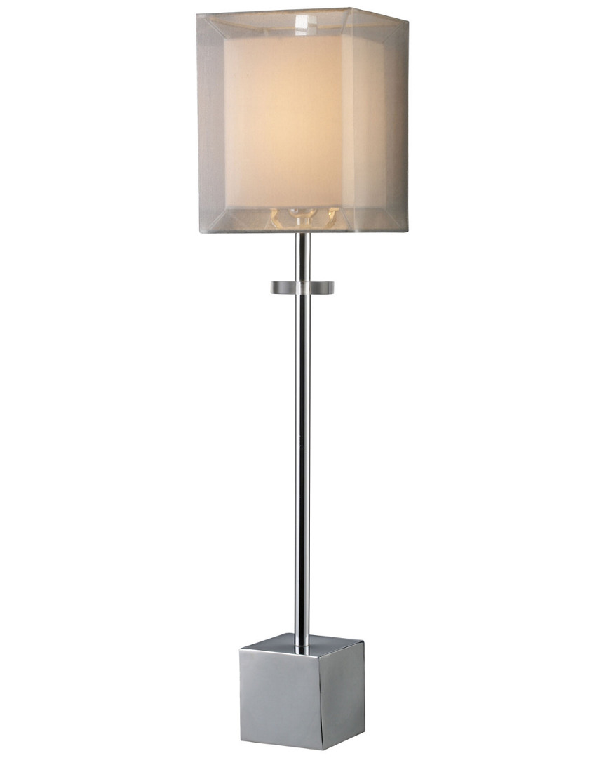 Artistic Home & Lighting 30in Exeter Table Lamp In Chrome