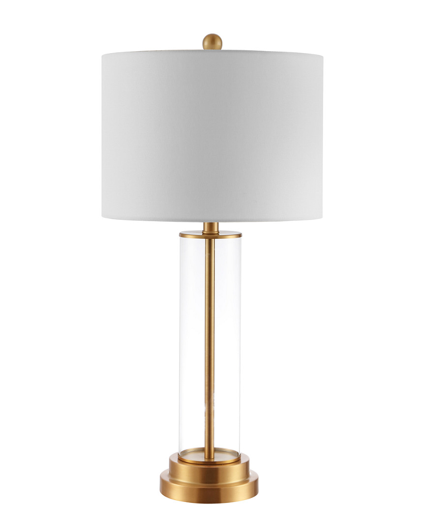Shop Safavieh Cassian Glass Table Lamp In Clear