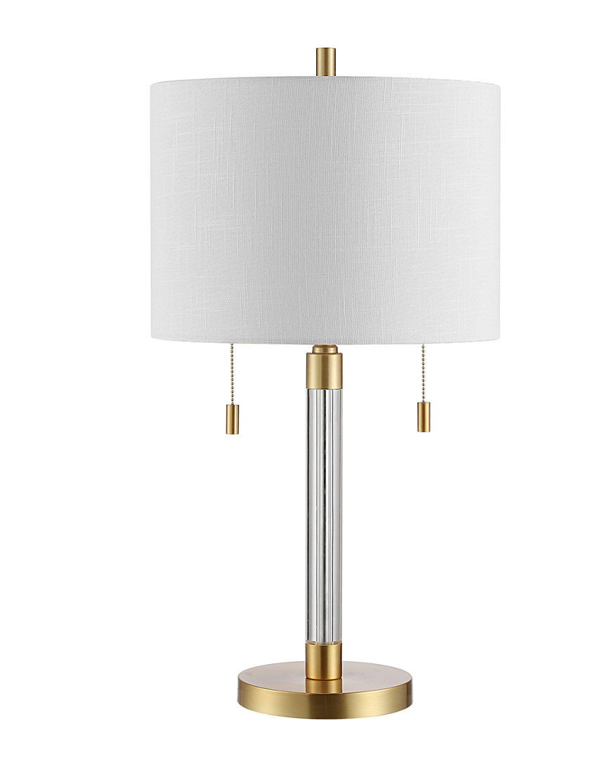Shop Safavieh Bixby Metal Table Lamp In Brass