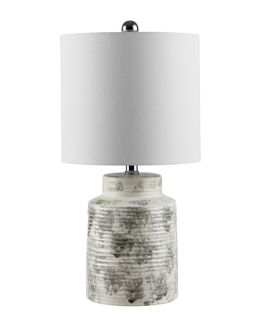 Shop Safavieh Branko Ceramic Table Lamp In Grey